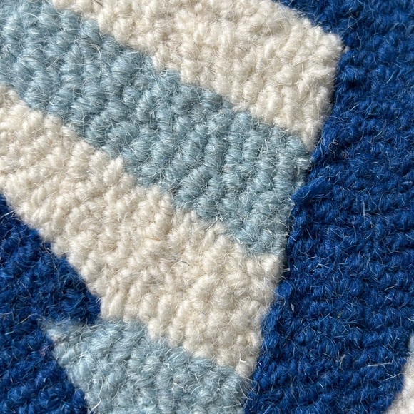 Simply Southern needlepoint anchor pillow with tassels – NWT - Picture 3 of 7